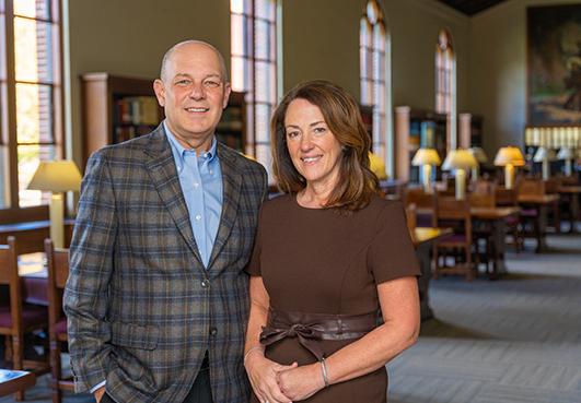 President Jeff Gingerich and Betsy Gingerich